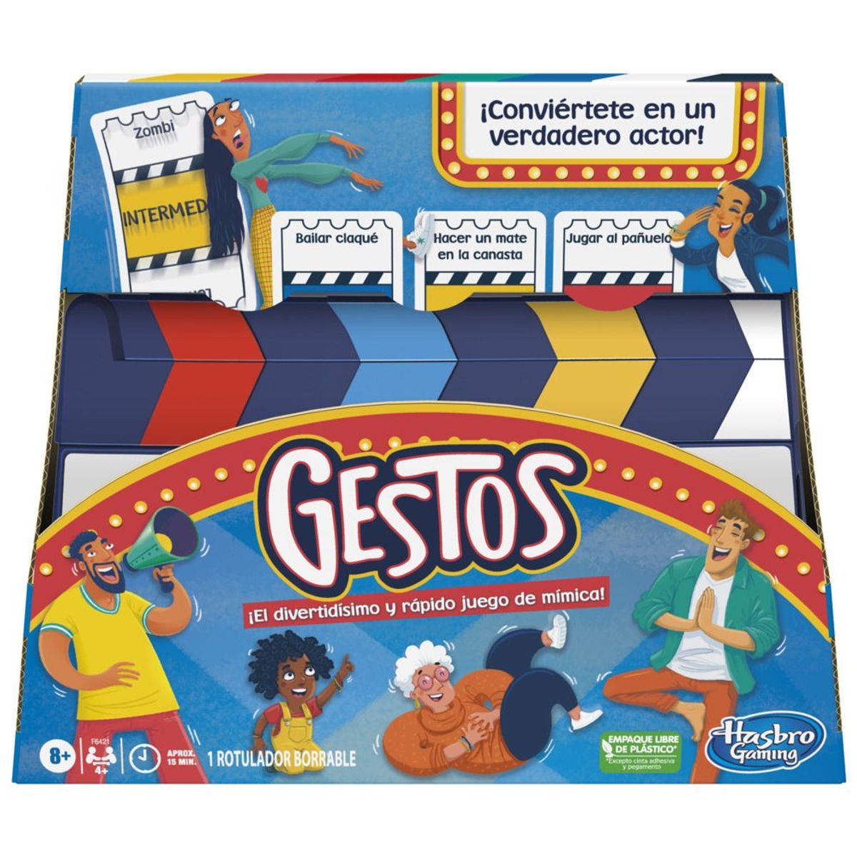 HASBRO - Juego de Mesa Caras y Gestos