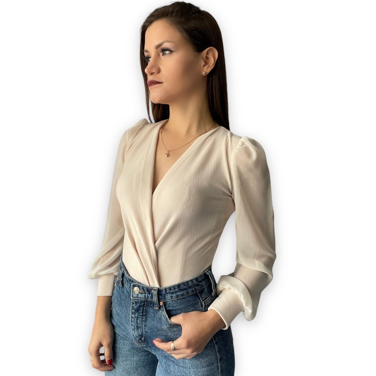 TULULA - Body Manga Larga Algodón Mujer Tulula