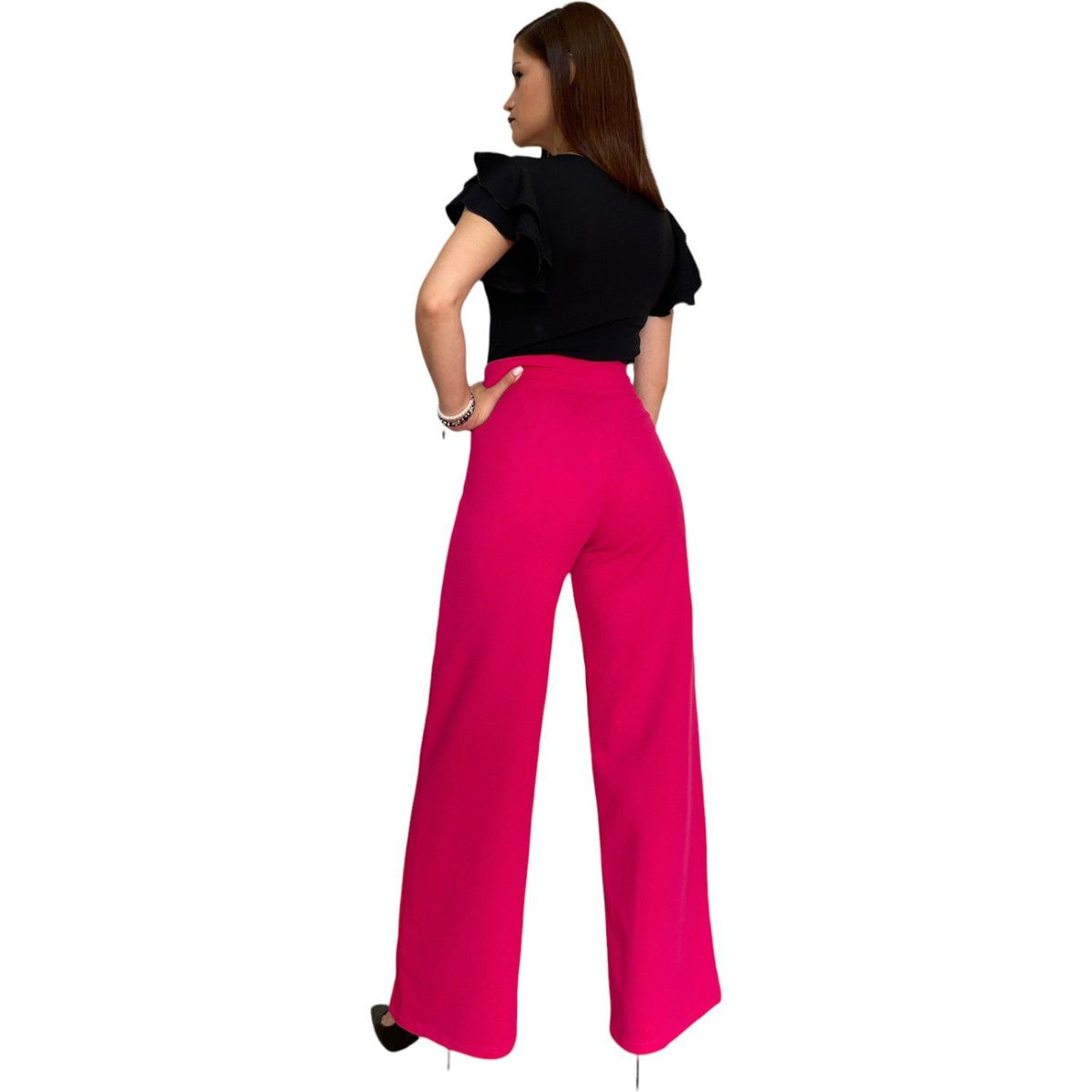 TULULA - Pantalon Palazzo Mujer Tulula