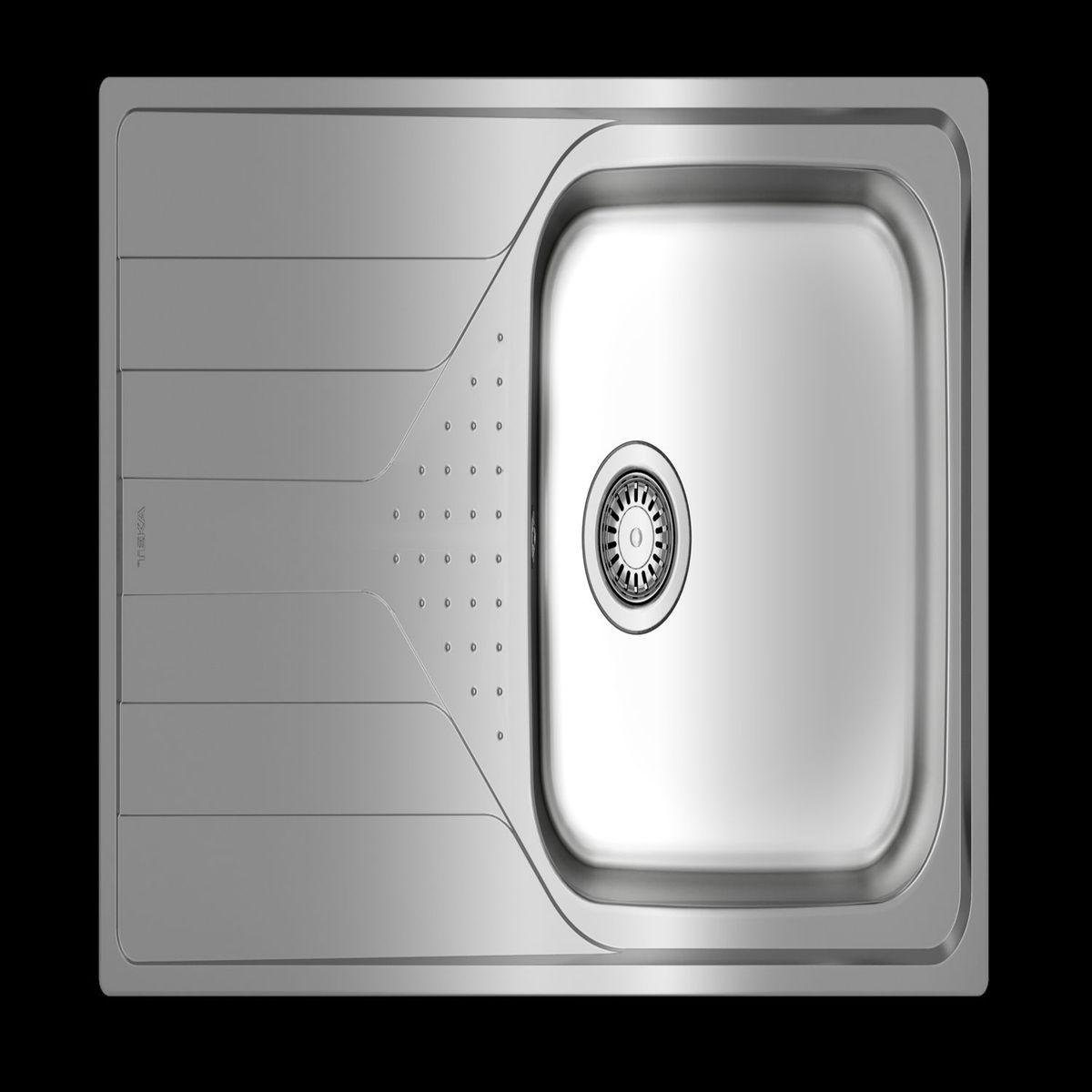 TEKA - Lavadero de Cocina de Acero Inoxidable 86x50x16 cm