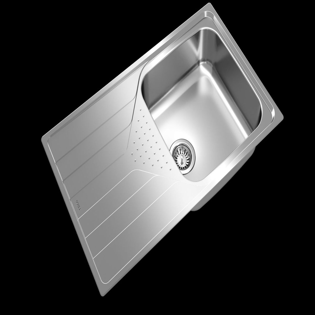 TEKA - Lavadero de Cocina de Acero Inoxidable 86x50x16 cm