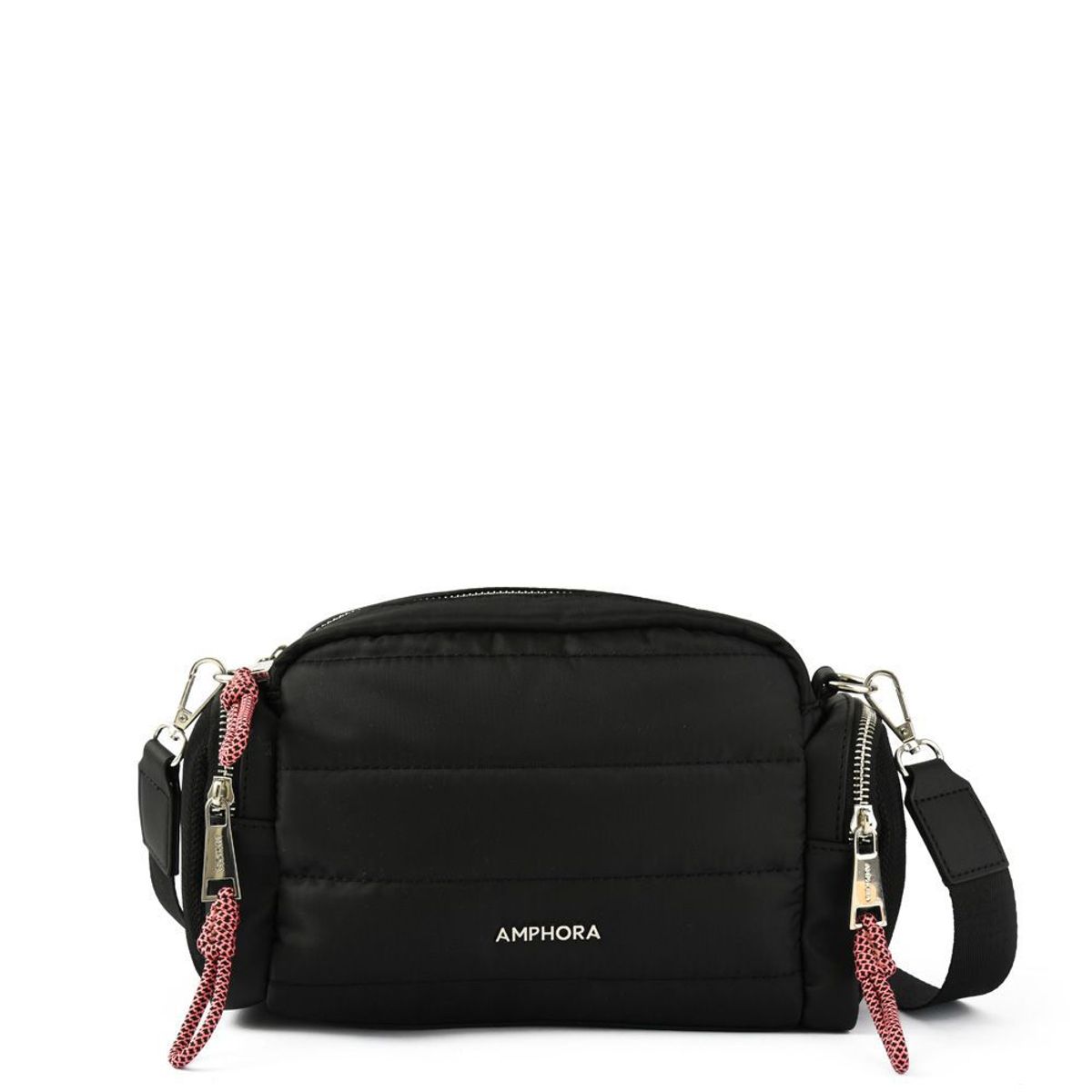 AMPHORA - Crossbody Mujer Amphora Fiorella Negro