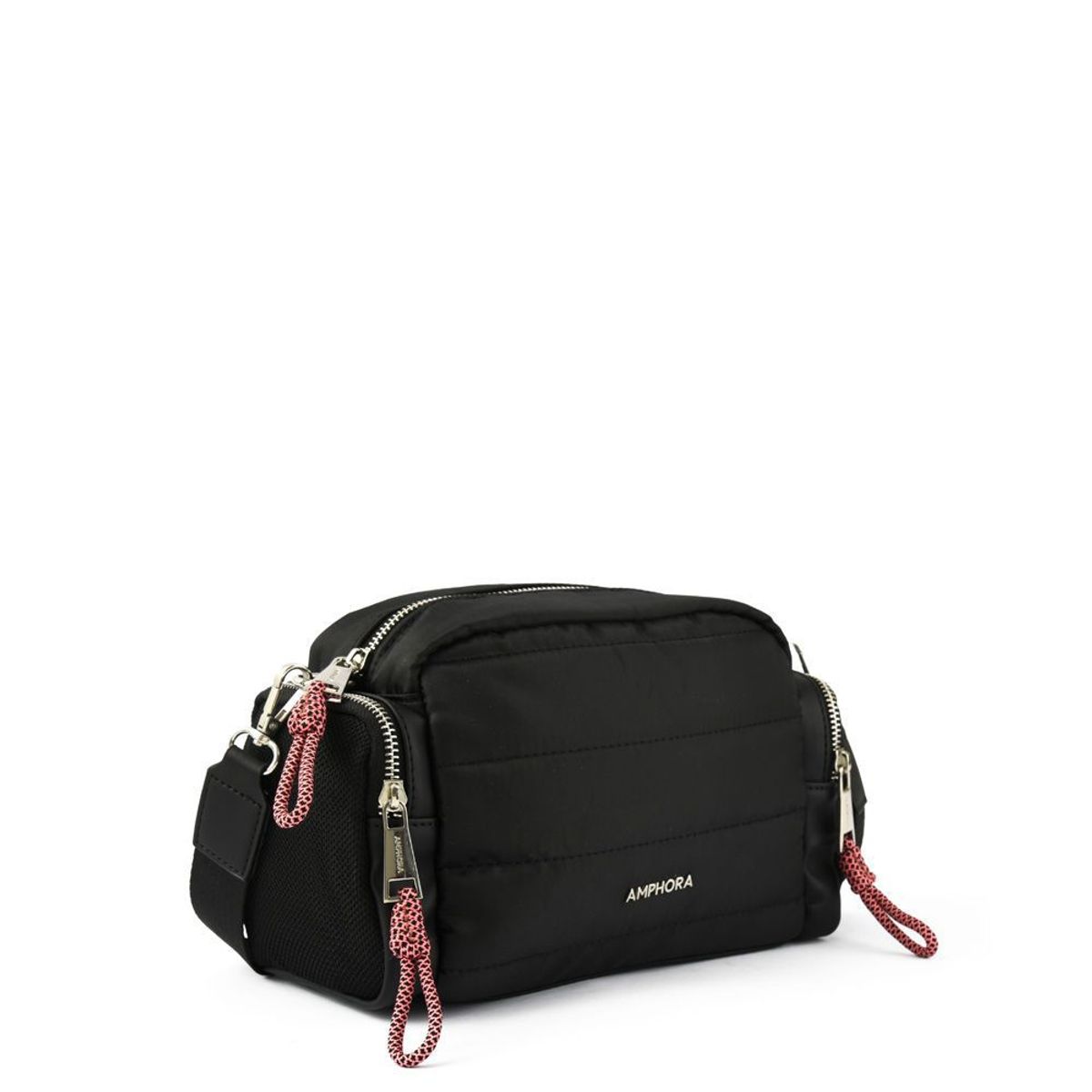 AMPHORA - Crossbody Mujer Amphora Fiorella Negro