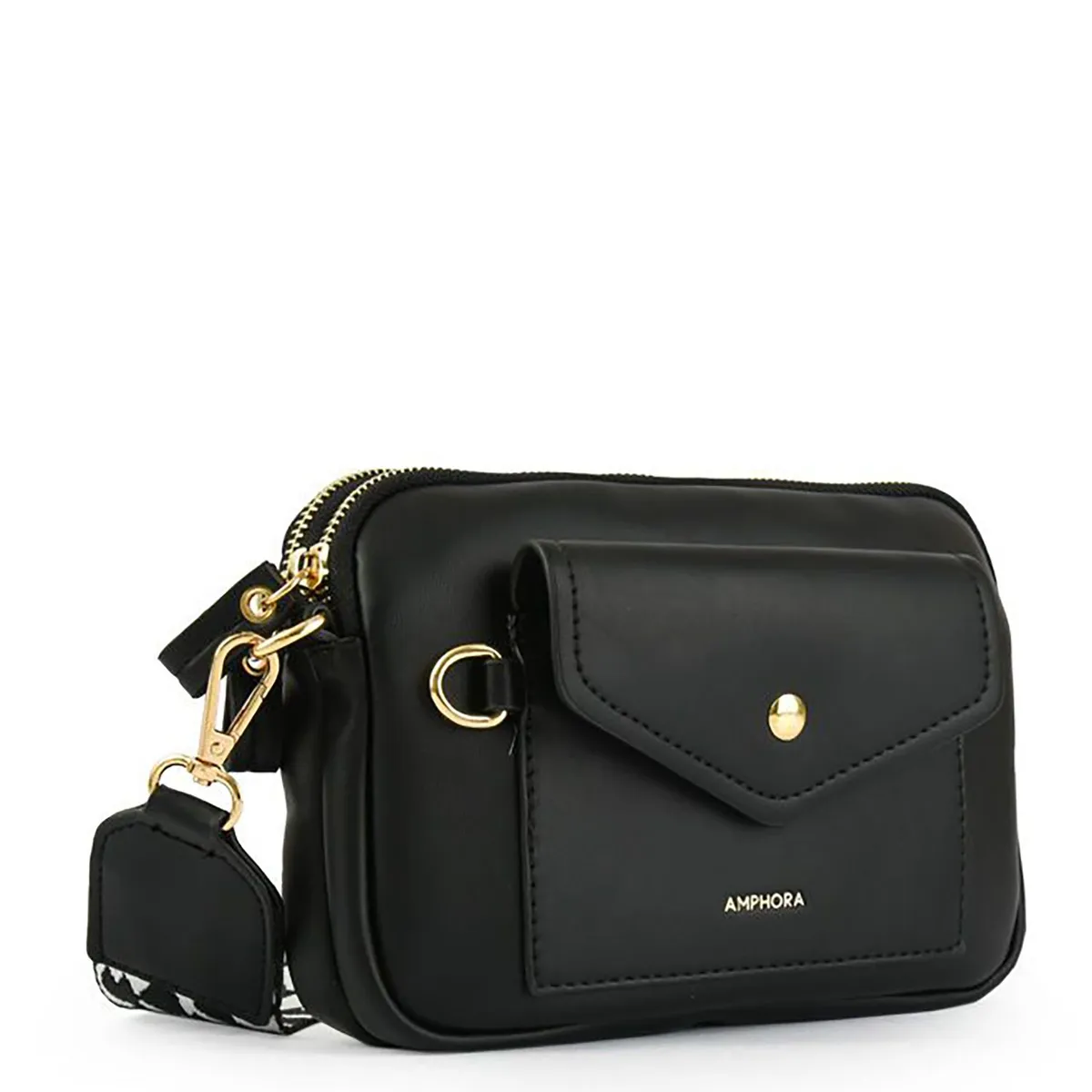 AMPHORA - Crossbody Mujer Amphora Cyril Negro