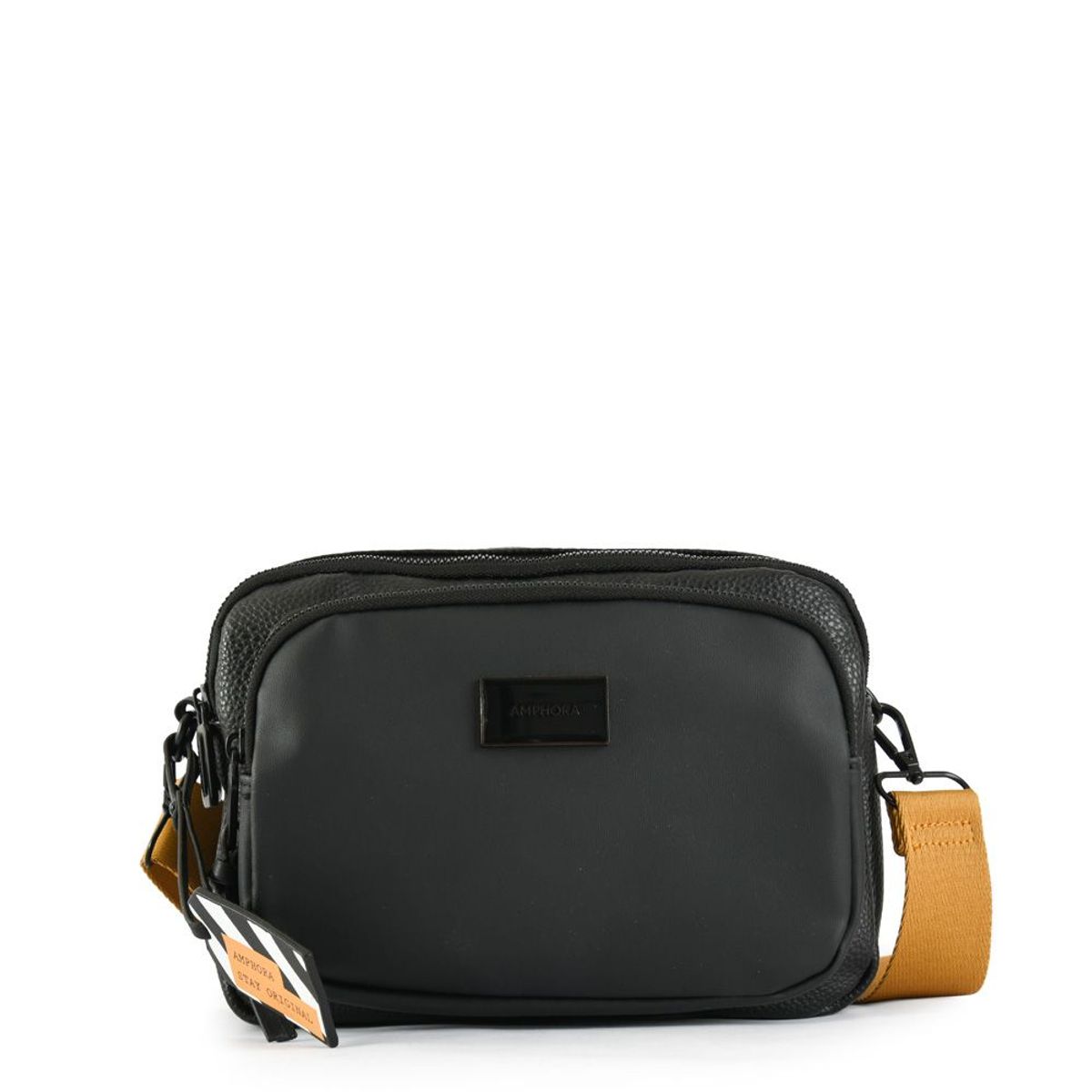 AMPHORA - Crossbody Mujer Amphora Odesa Negro