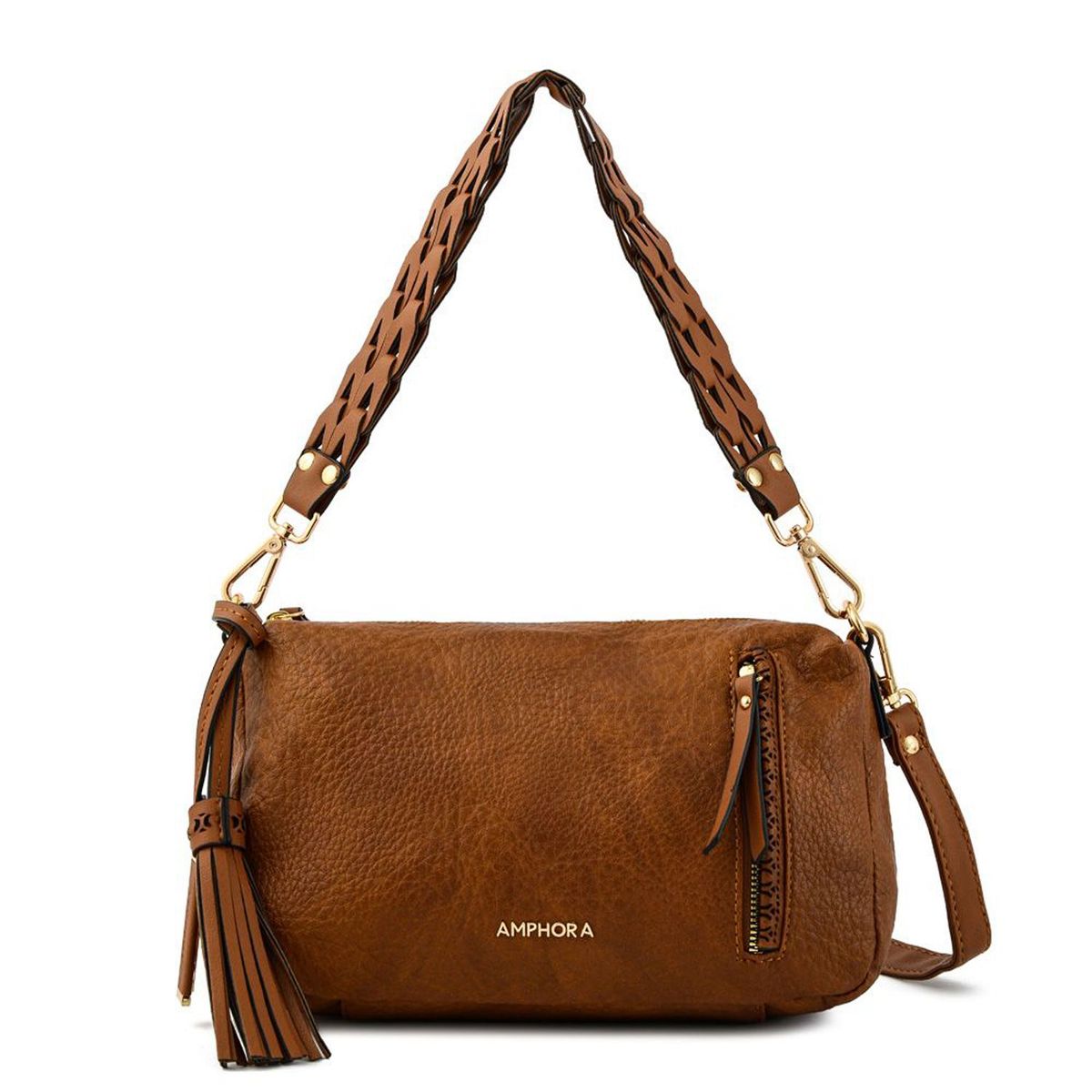 AMPHORA - Crossbody Mujer Amphora Nilda Marron