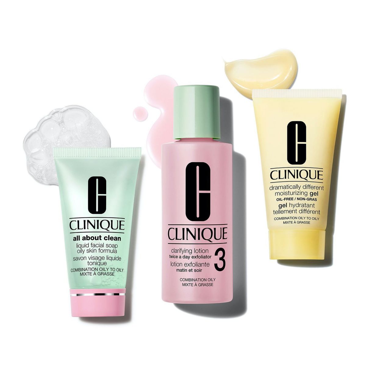 CLINIQUE - Set Skin School Supplies: Limpieza Y Frescura Para Piel Grasa 60 Ml