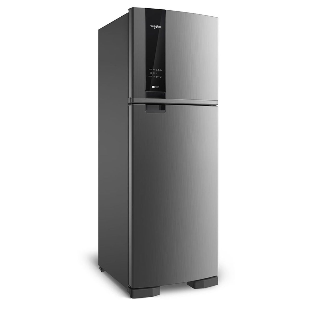 WHIRLPOOL - Refrigeradora Whirlpool Congelador Superior  375 Lts WRM45AKBPE  Gris