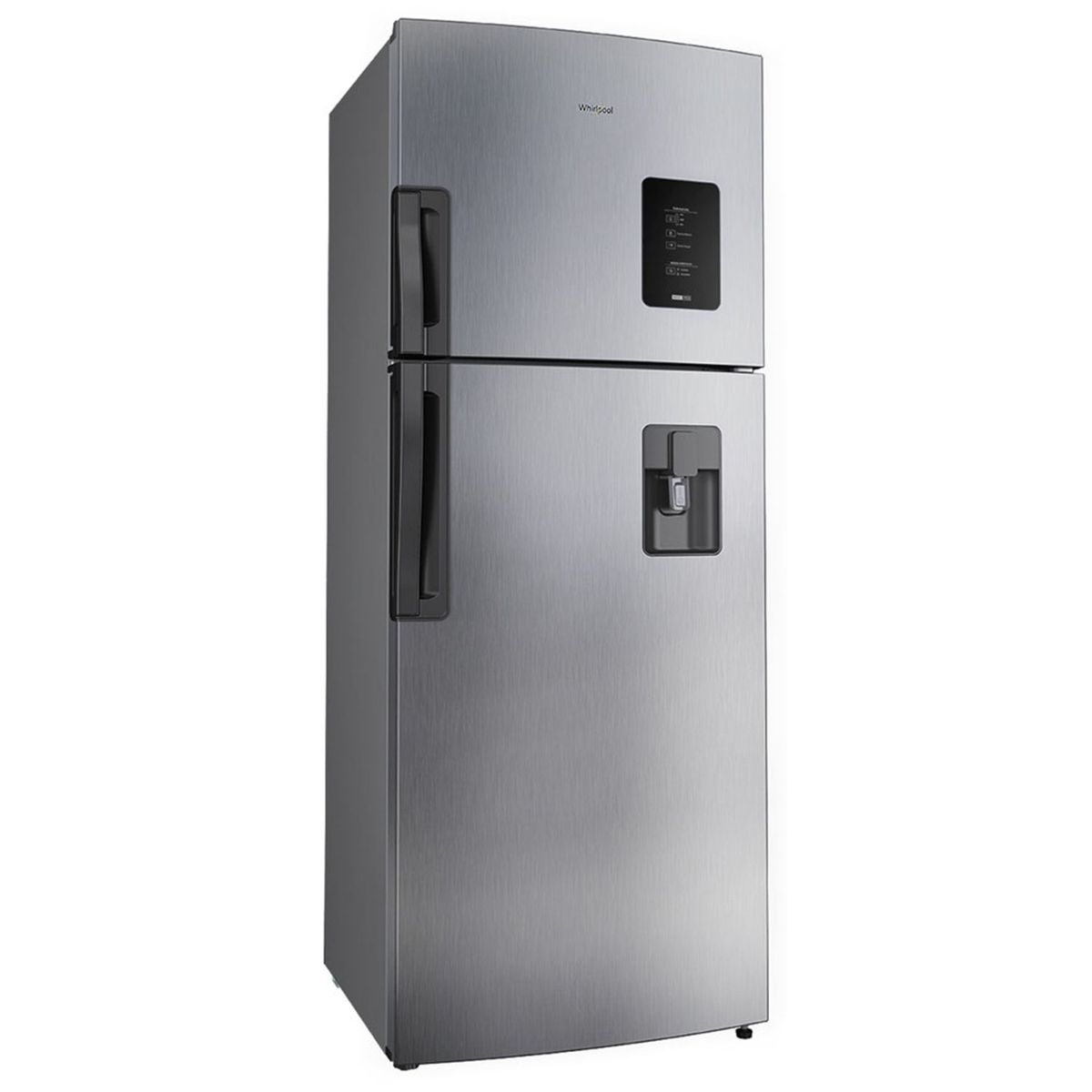 WHIRLPOOL - Refrigeradora Whirlpool Congelador Superior 435 Lts WRW45AKGWW Gris