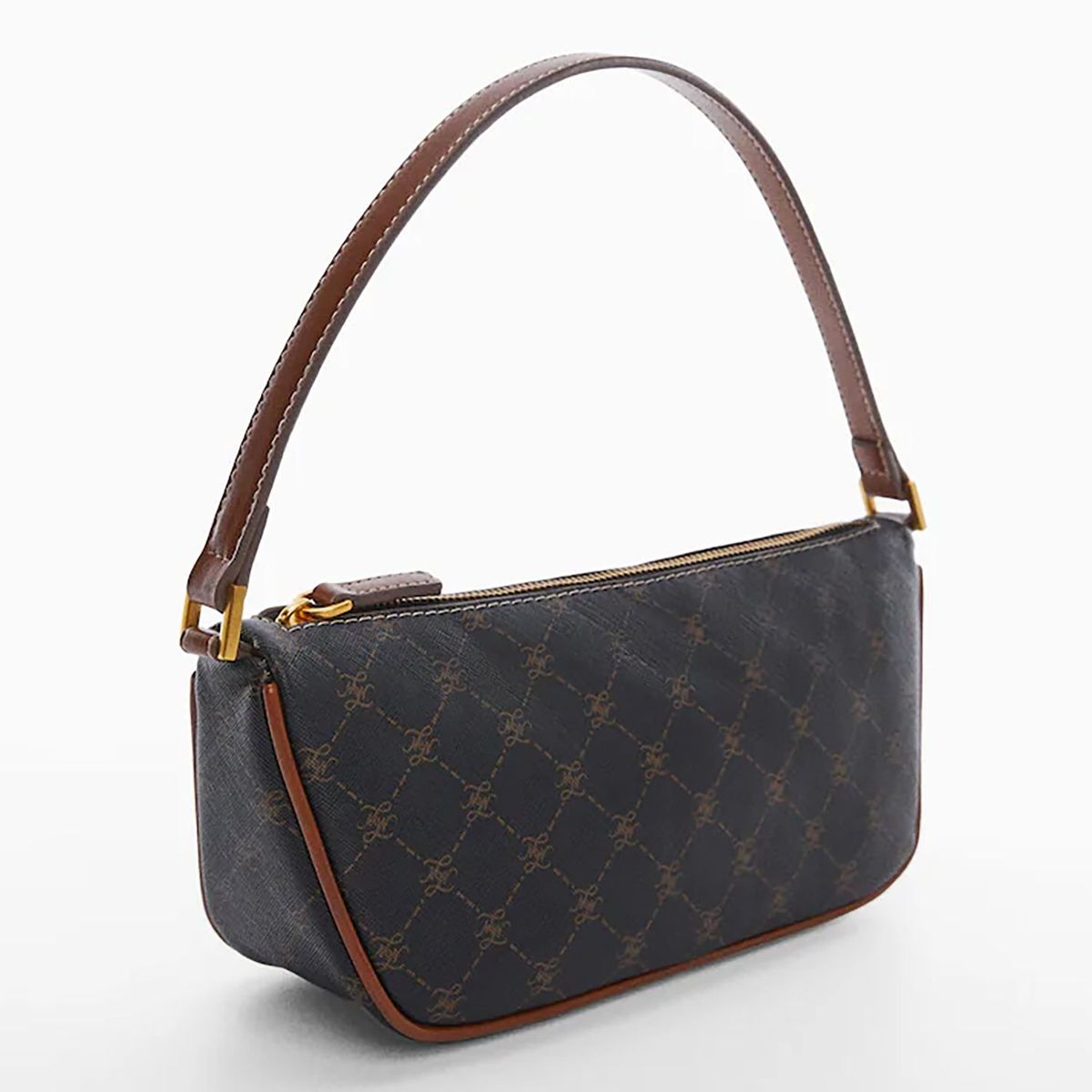 MANGO - Bolso hombro estampado