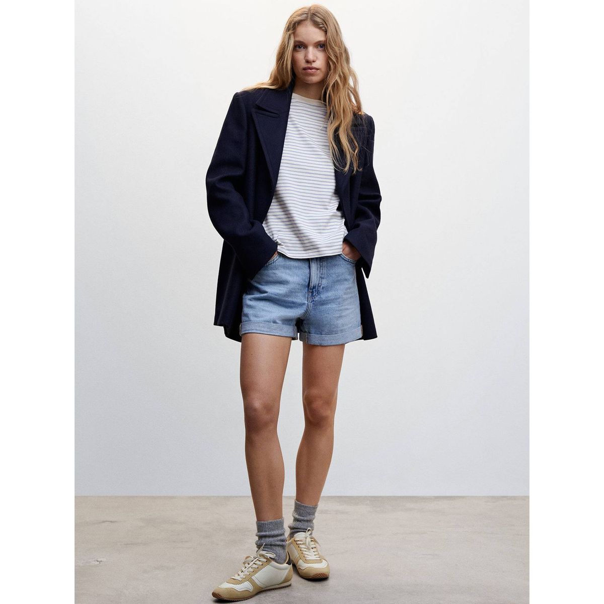 MANGO - Polo Manga Corta Algodón Mujer Mango