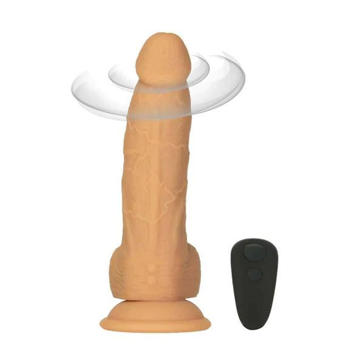 BANANA POP - Dildo Vibrador y Giratorio 20cm