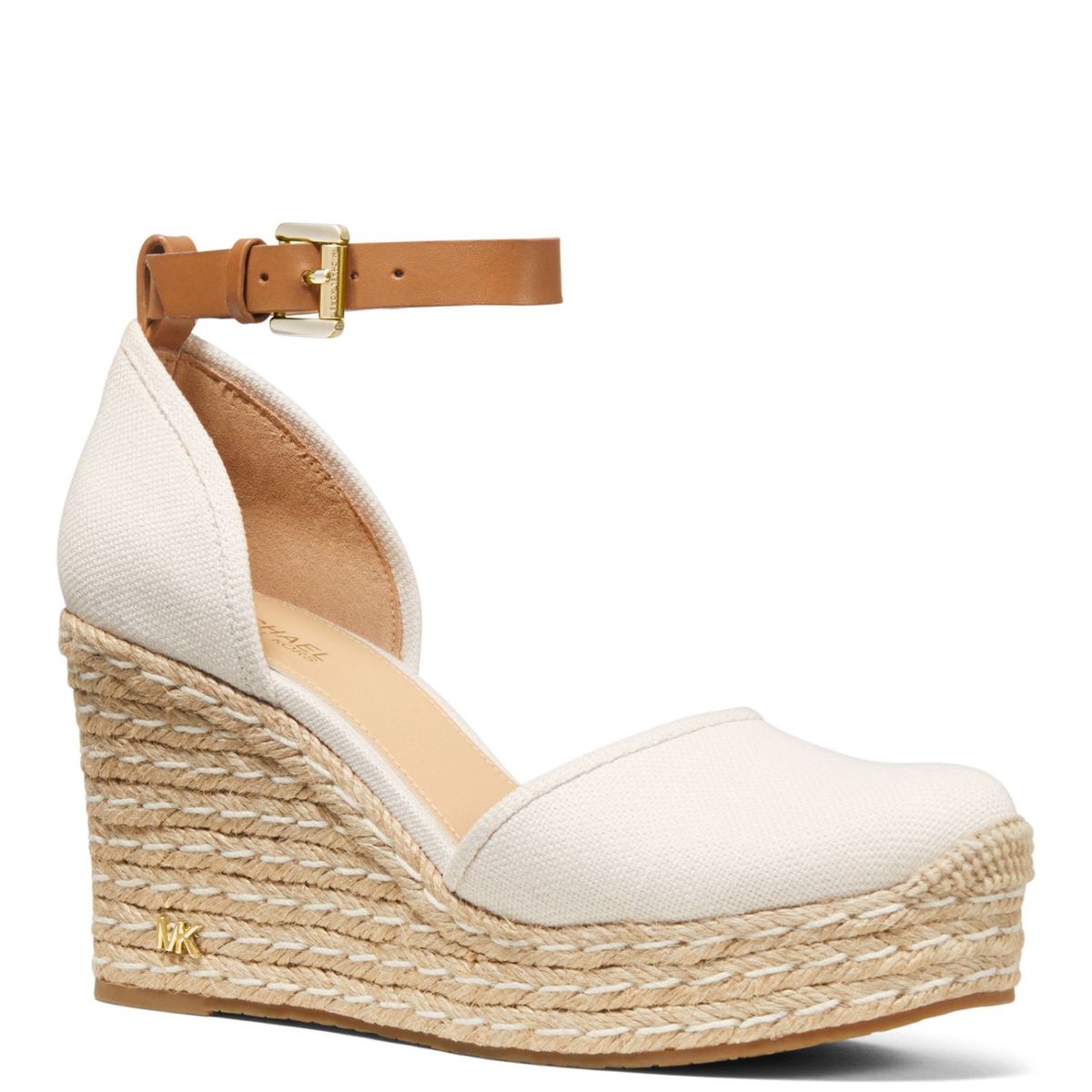 MICHAEL KORS - Sandalias Mujer Kendrick Wedge Blanco Michael Kors