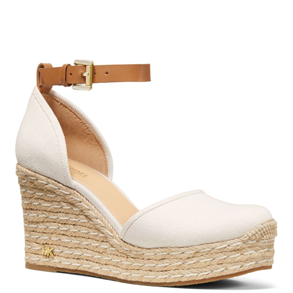 MICHAEL KORS - Sandalias Mujer Kendrick Wedge Blanco Michael Kors