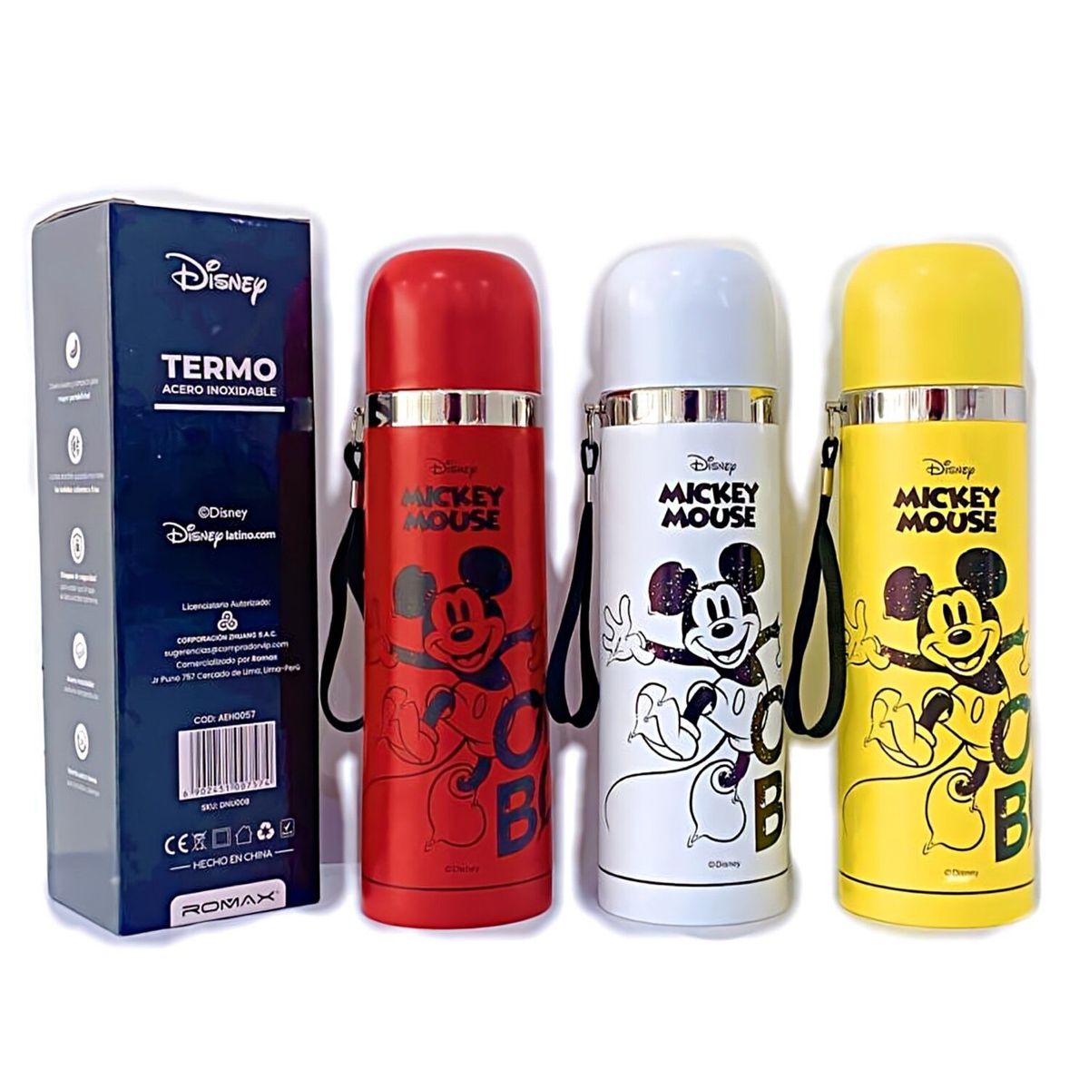 ROMAX - Termo Acero Mickey Mouse Disney 500ml