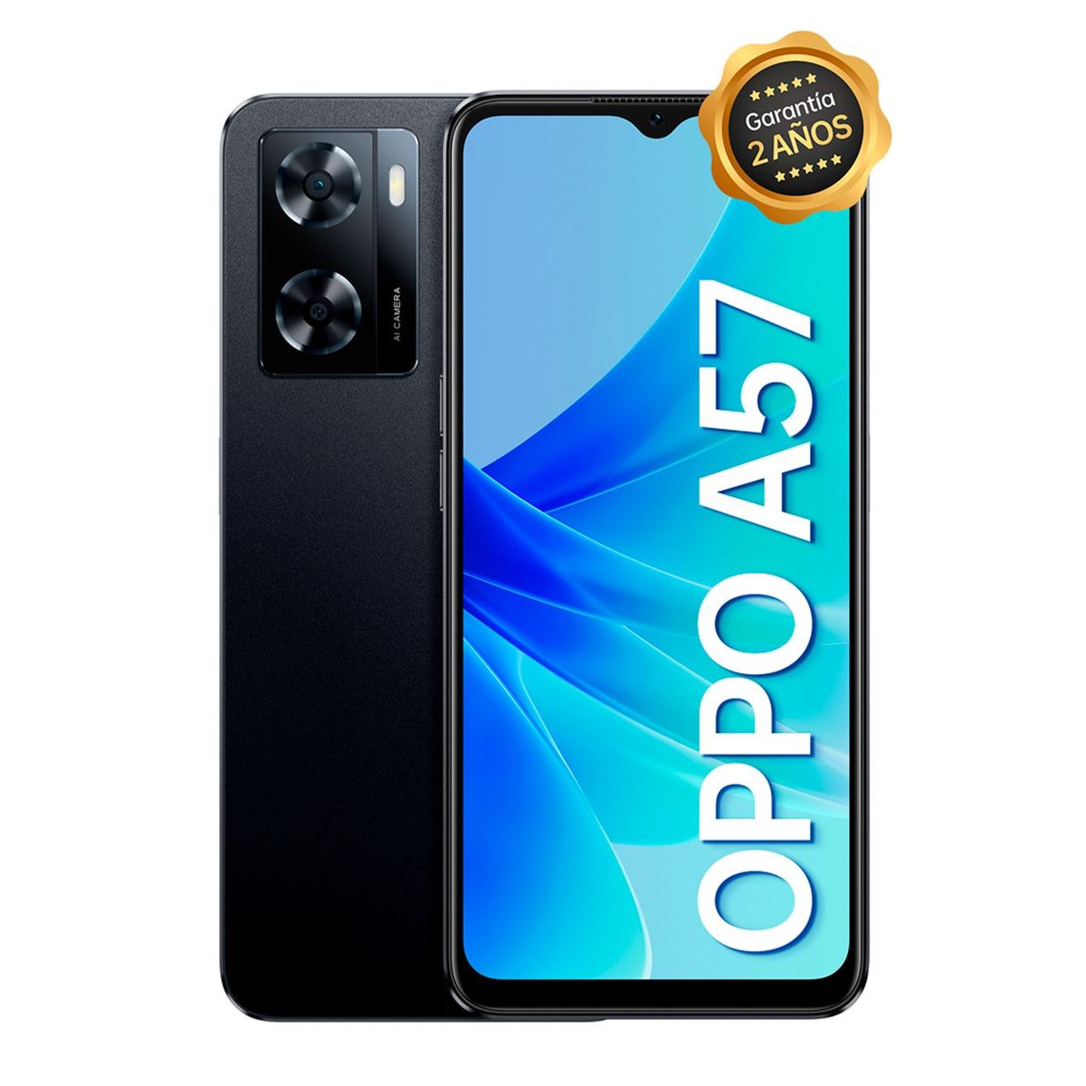 OPPO - Oppo A57 128Gb 4Gb (Hasta 8Gb) Black