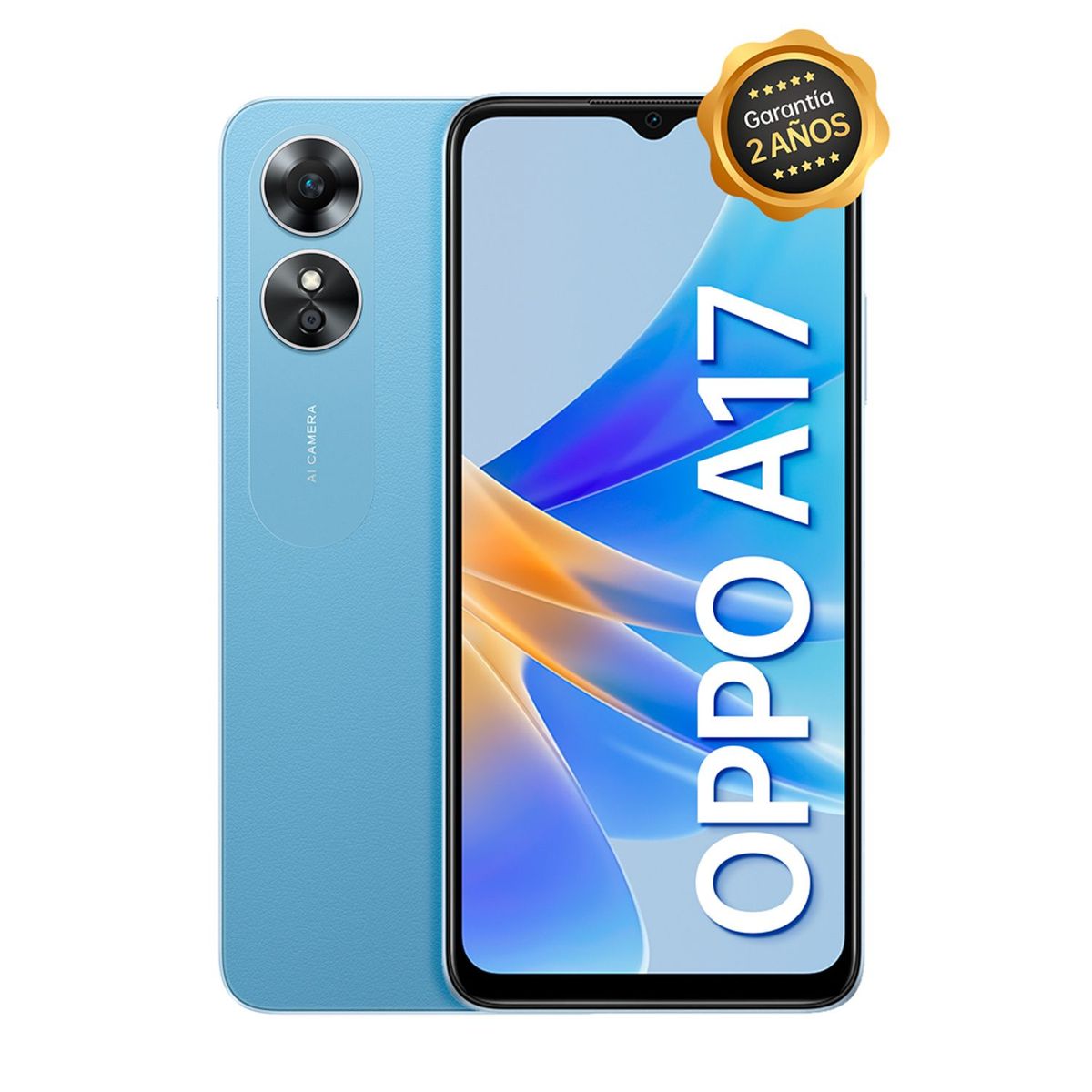 OPPO - Oppo A17 64Gb 4Gb (Hasta 8Gb) Sky Blue