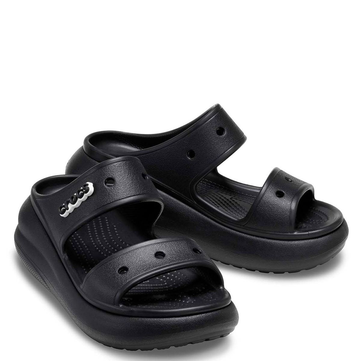 CROCS - Sandalias Mujer Classic Crush Sandal Black Crocs