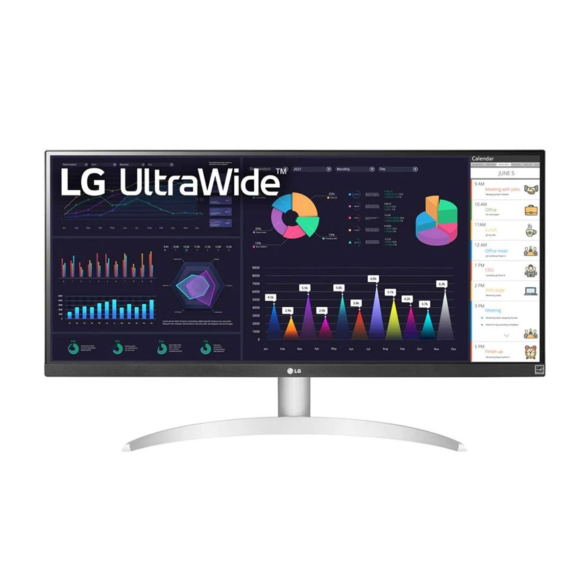 LG - Monitor LG UltraWide¿ 29'' Full HD 21:9 IPS con AMD FreeSync¿ 2 x 7W Stereo Speake 29WQ600-W