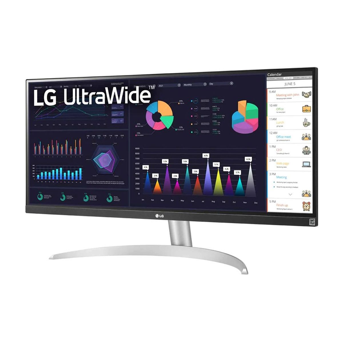 LG - Monitor LG UltraWide¿ 29'' Full HD 21:9 IPS con AMD FreeSync¿ 2 x 7W Stereo Speake 29WQ600-W