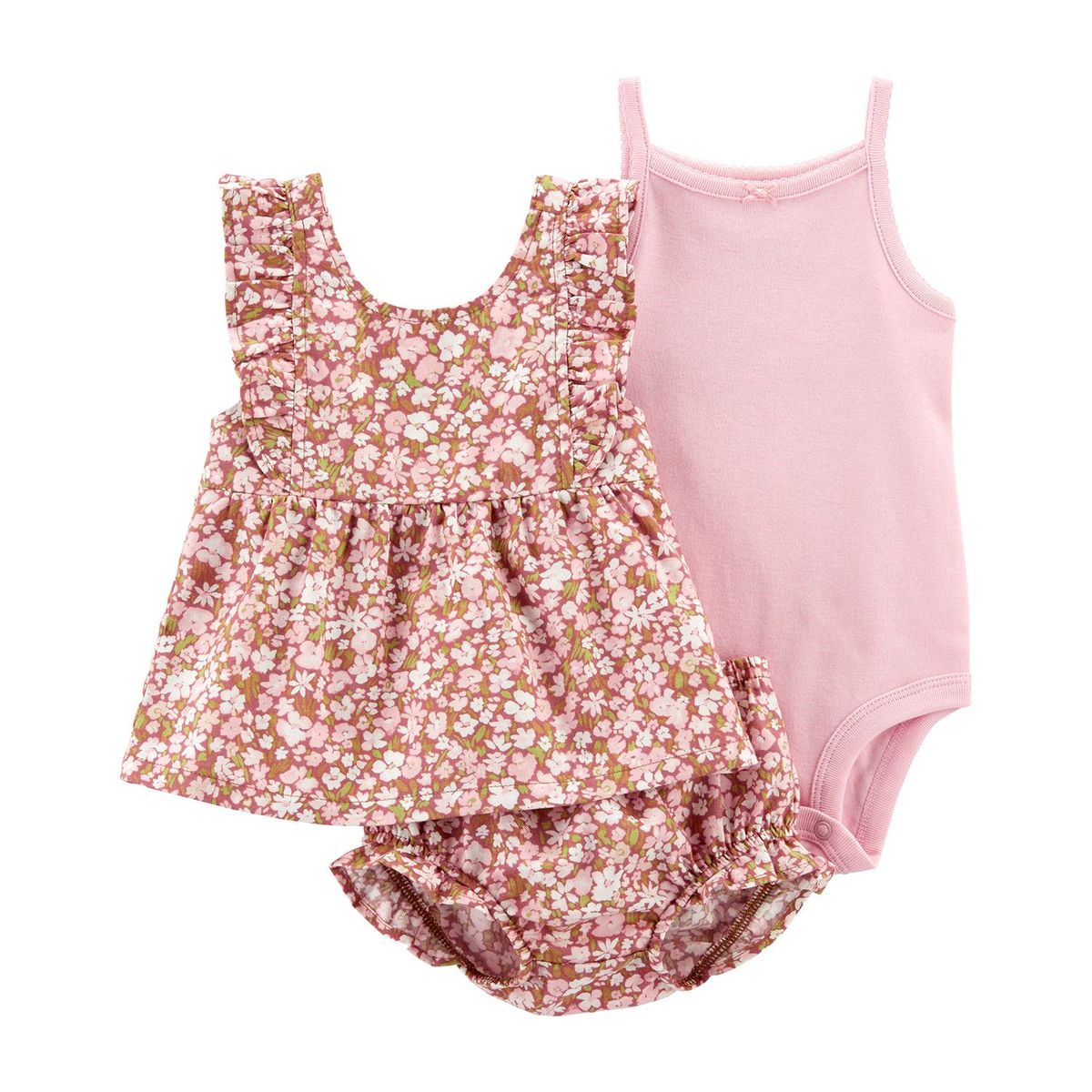 CARTER'S - Conjunto Bebé niña Algodón 3 piezas Carters