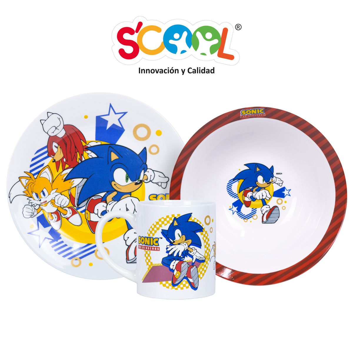 SCOOL - Set Ceramica 3pz Sonic