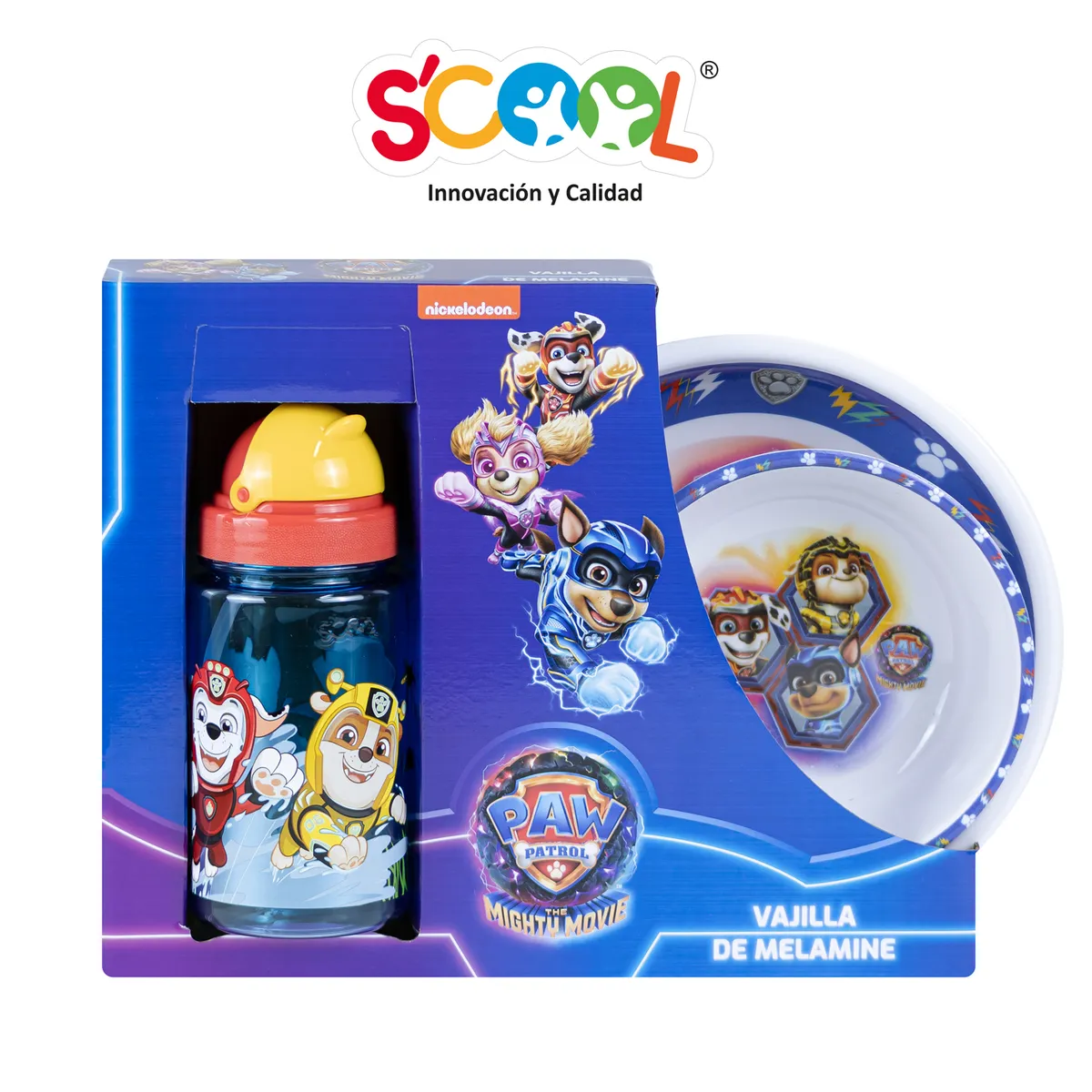 SCOOL - Set Vajilla De Melamine 3pz Paw Patrol H