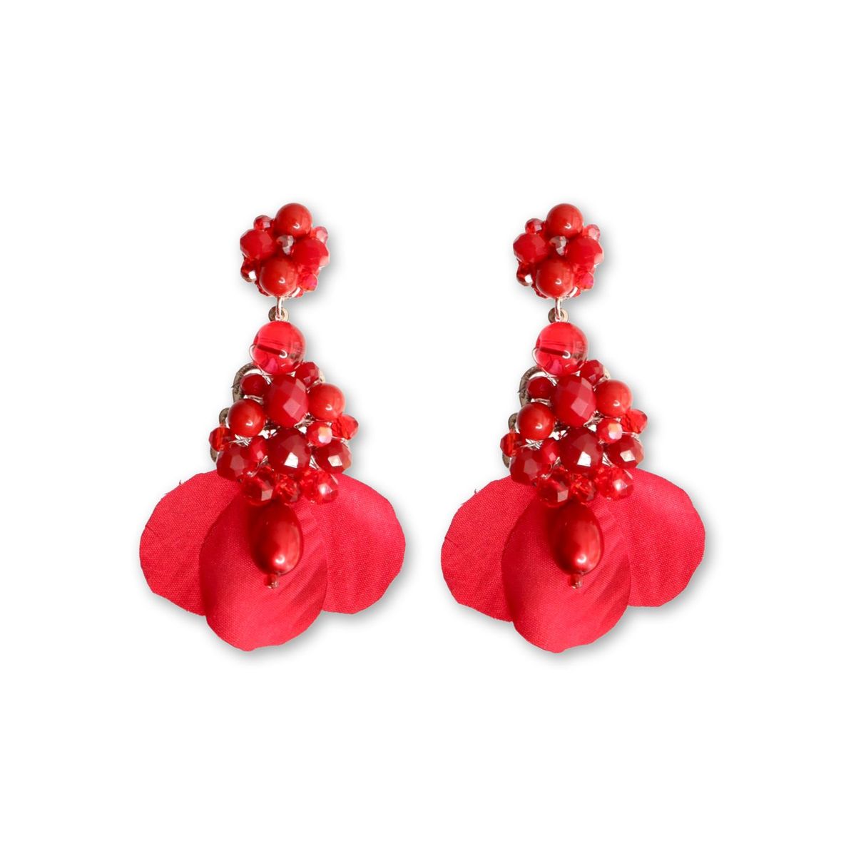 SAMATHA PINTO - Aretes Mujer Primavera Rojo SAMANTHA PINTO