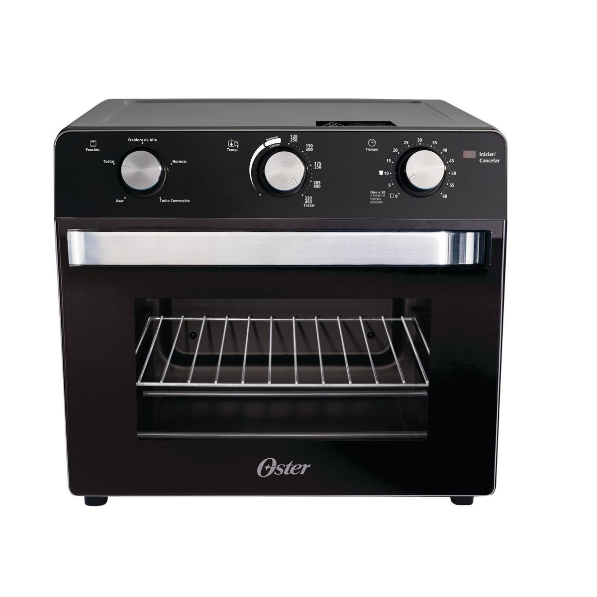 OSTER - Horno eléctrico Oster® 22 lts con freidora de aire y paredes antiadherentes Oster®