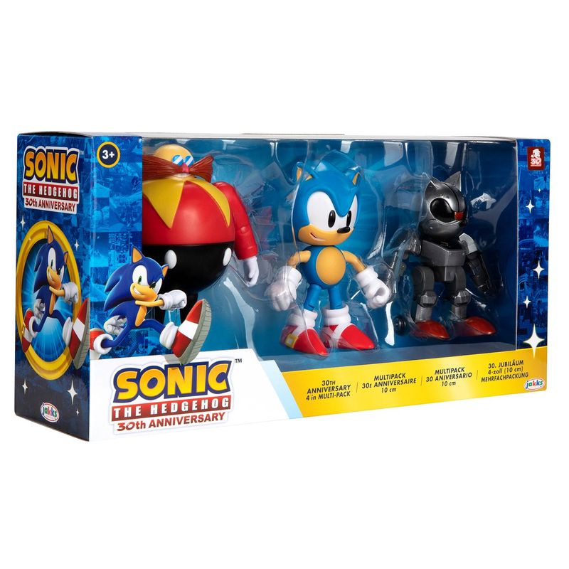 SONIC - Figuras de Aniversario Sonic Pack x3 und