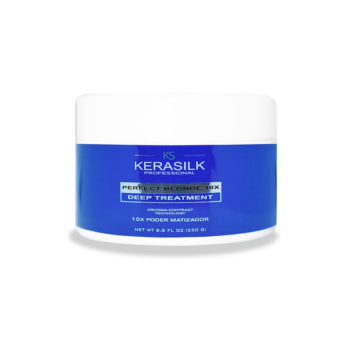 KERASILK PROFESSIONAL - Mascarilla Matizadora Azul Cabello Rubio Kerasilk