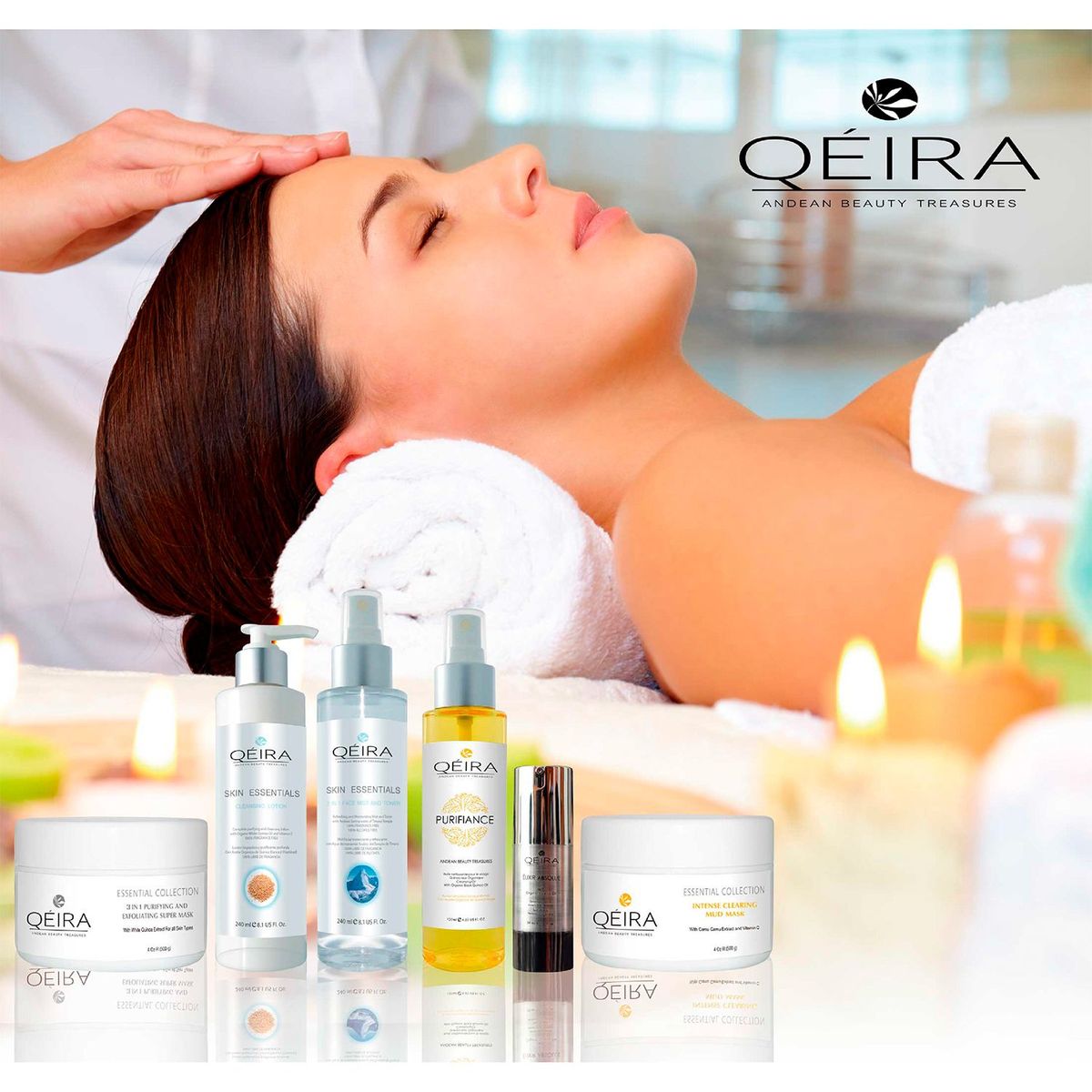 QEIRA - Aceite Corporal Exfoliante Sacha Inchi + Sal Maras