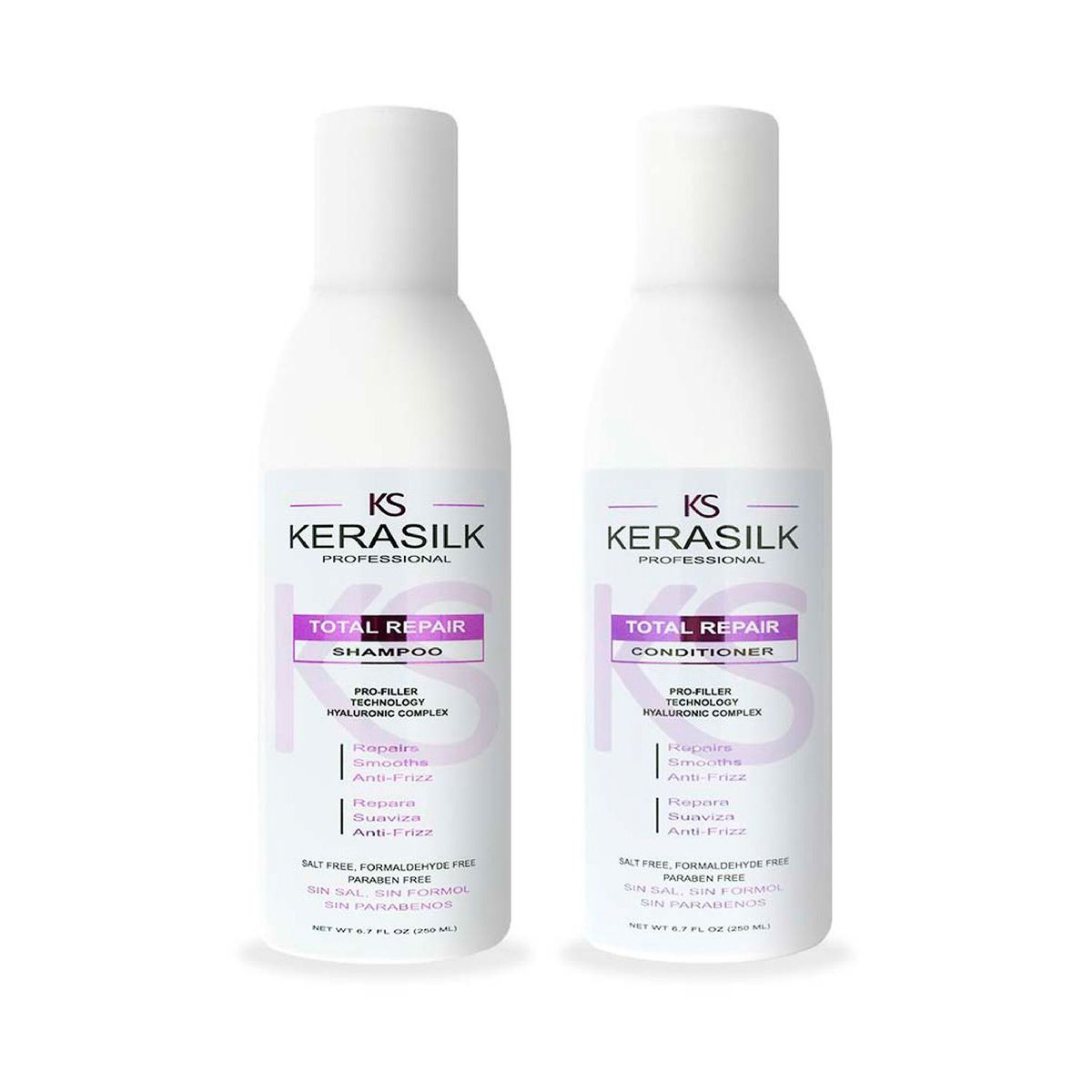 KERASILK PROFESSIONAL - Pack Reparador Cabello Dañado Kerasilk Sh+Acond