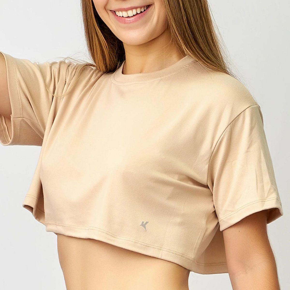 KIRA SPORTSWEAR - Polo Crop Deportivo Mujer