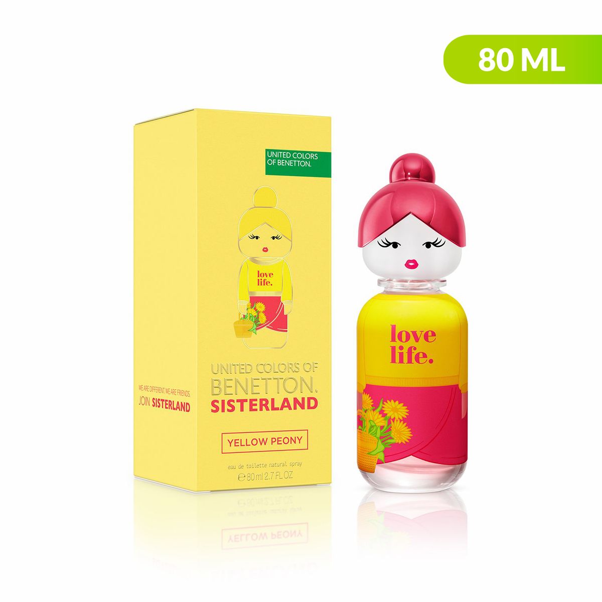 BENETTON - Benetton Sisterland Yellow Peony Edt 80 ml BENETTON Mujer