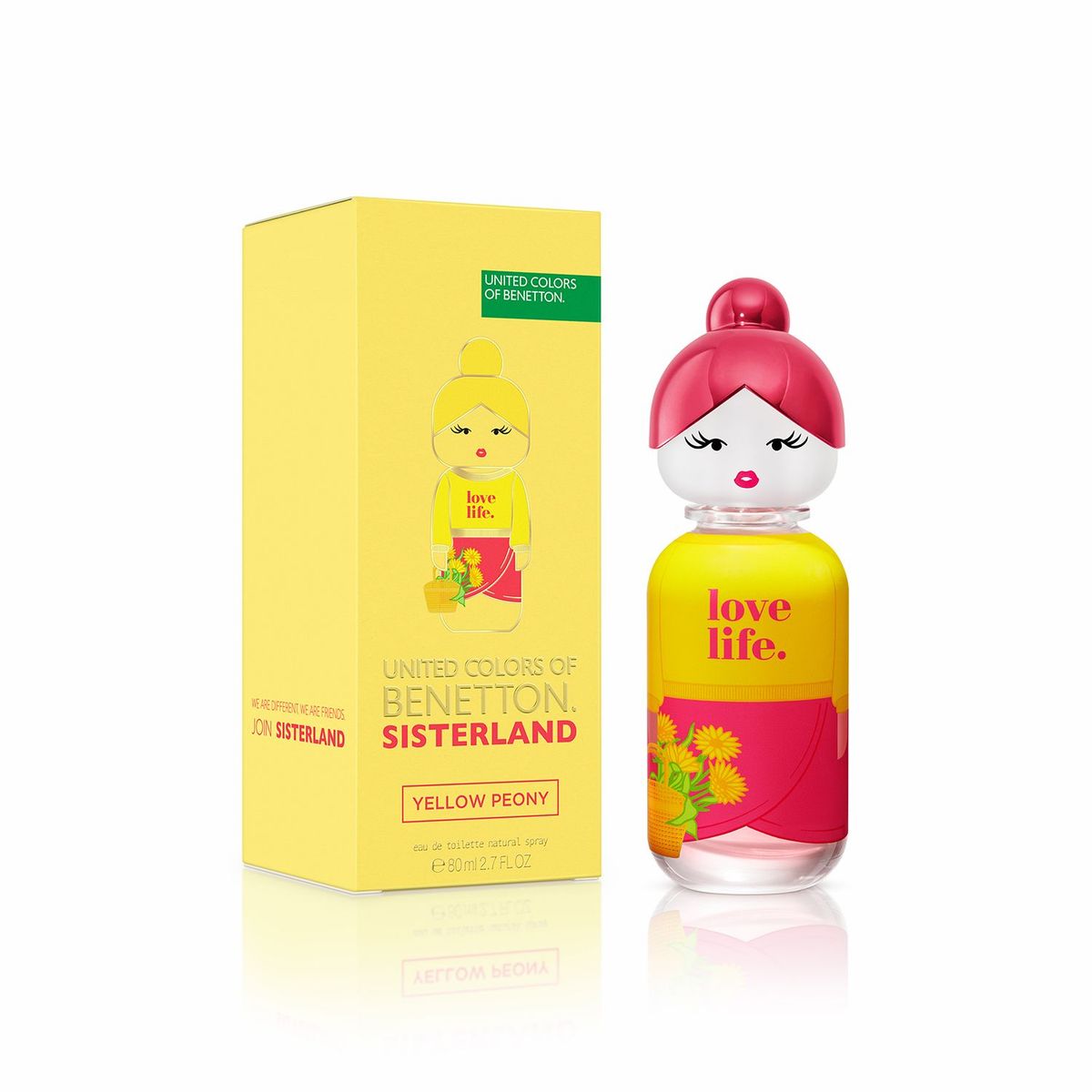 BENETTON - Benetton Sisterland Yellow Peony Edt 80 ml BENETTON Mujer
