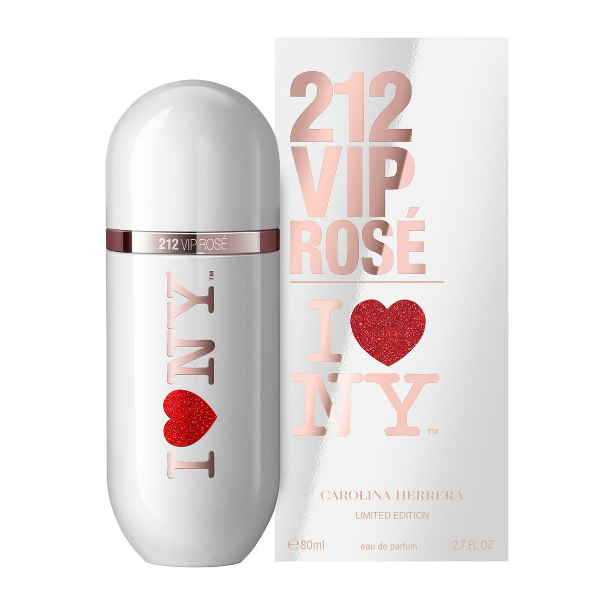 CAROLINA HERRERA - 212 VIP Rose I LOVE NYC EDP 80 ml CAROLINA HERRERA Mujer