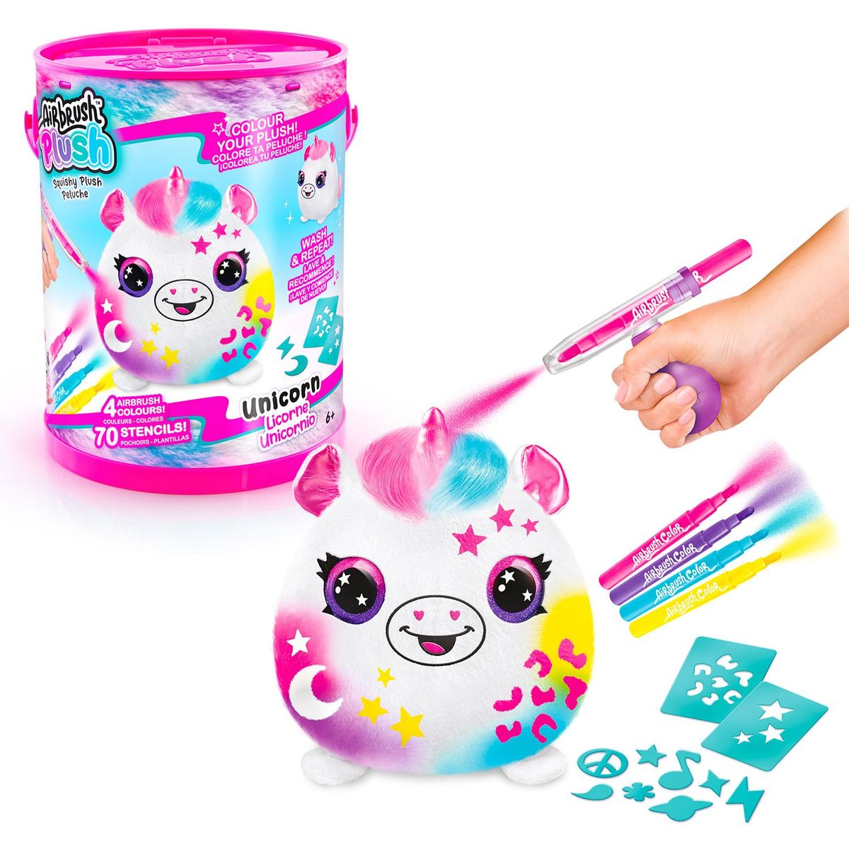 CANAL TOYS - Peluche Animales para Pintar Canal Toys Aleatorio