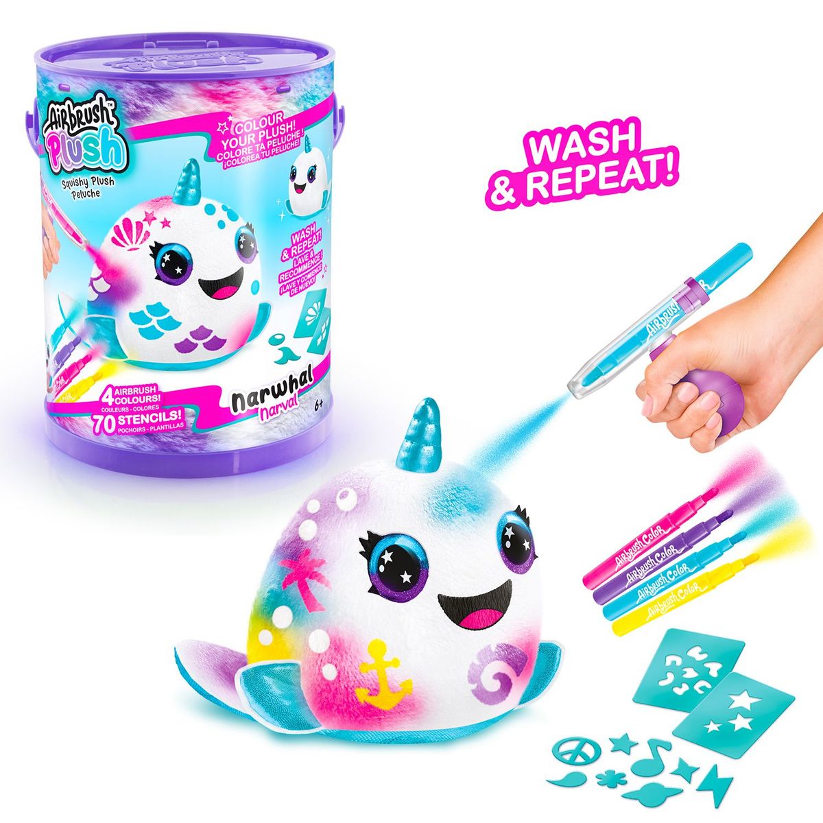 CANAL TOYS - Peluche Animales para Pintar Canal Toys Aleatorio