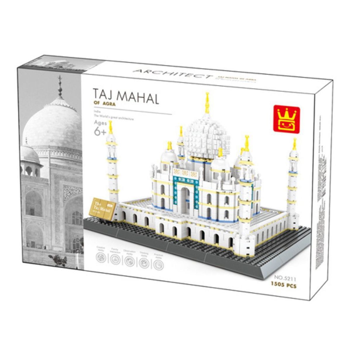 WANGE TOYS - Bloques Taj Mahal India Wange Toys