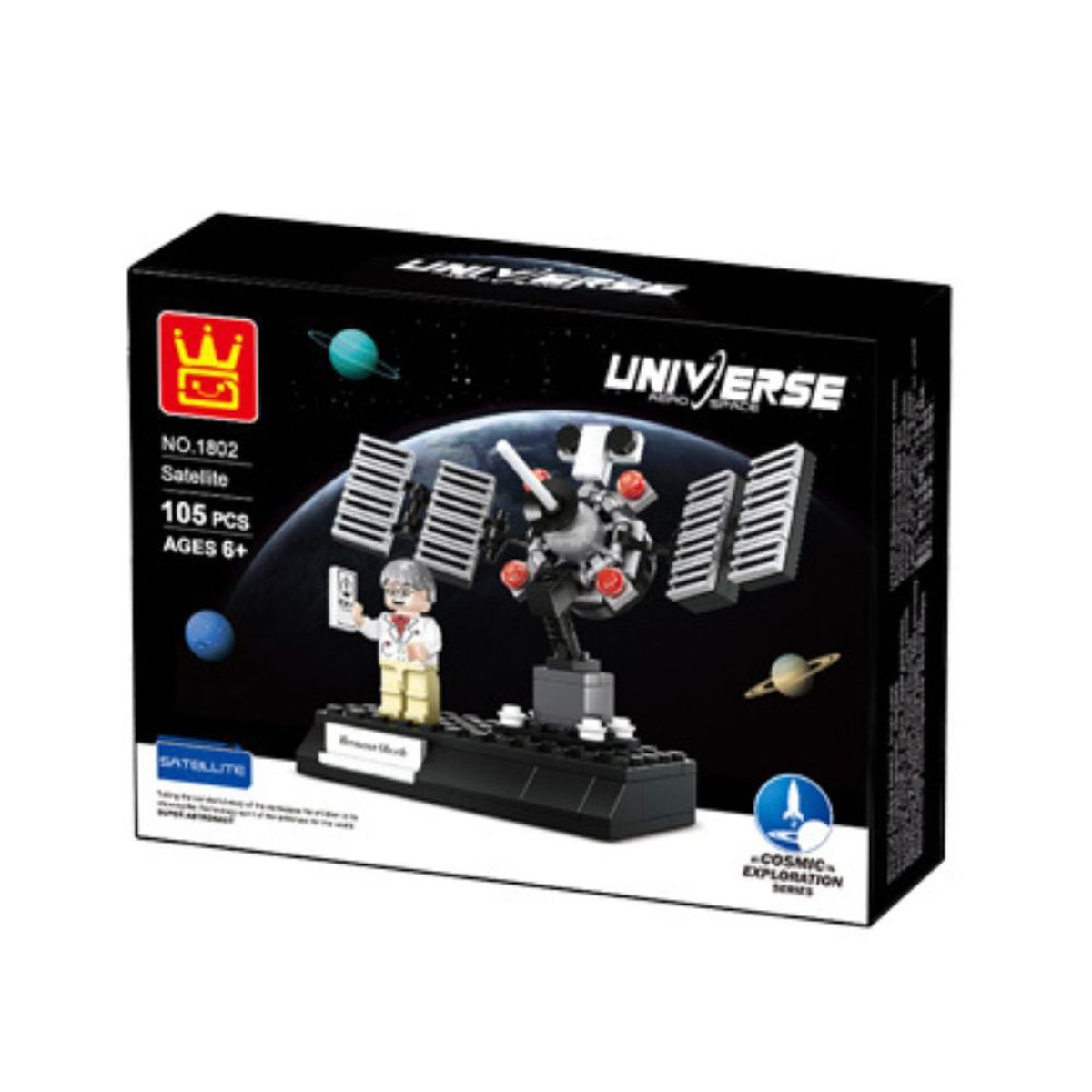 WANGE TOYS - Bloques Satelite Aeroespacial Wange Toys