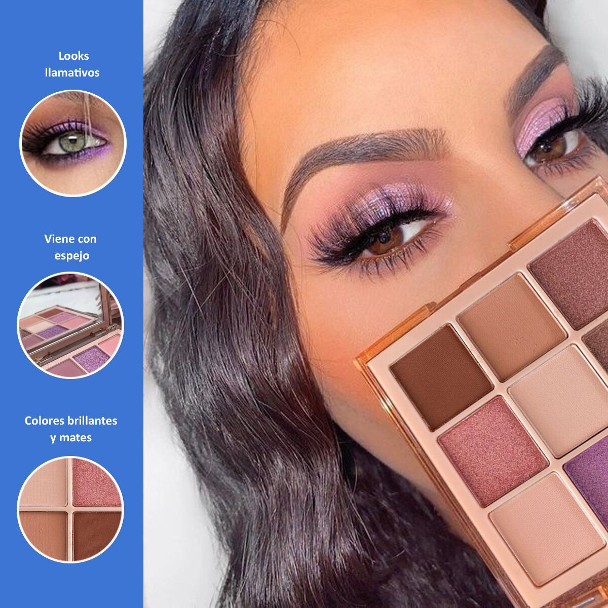  - Paleta de Sombras Nude Light Ever Beauty