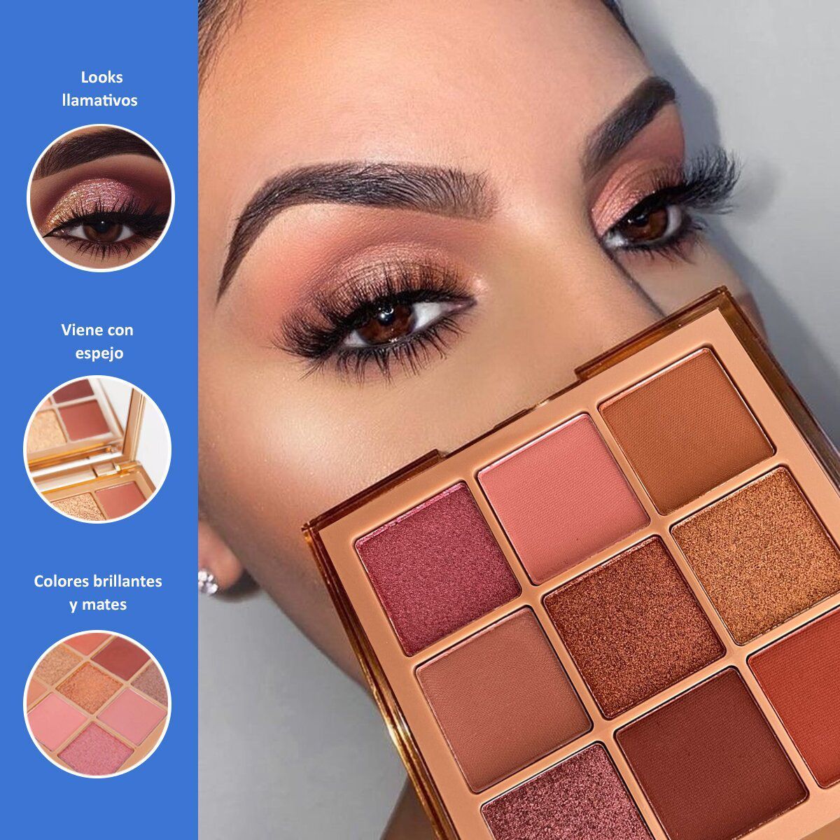  - Paleta de Sombras Nude Medium Ever Beauty