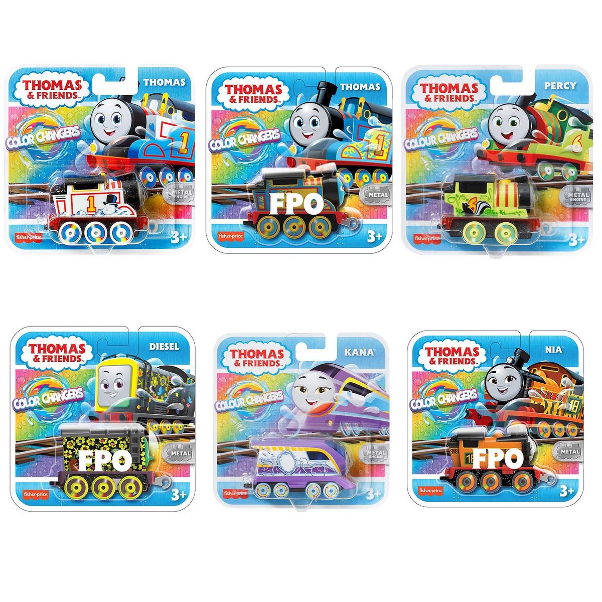 THOMAS - Juguete Vehículo Tren Cambia De Color Thomas And Friends