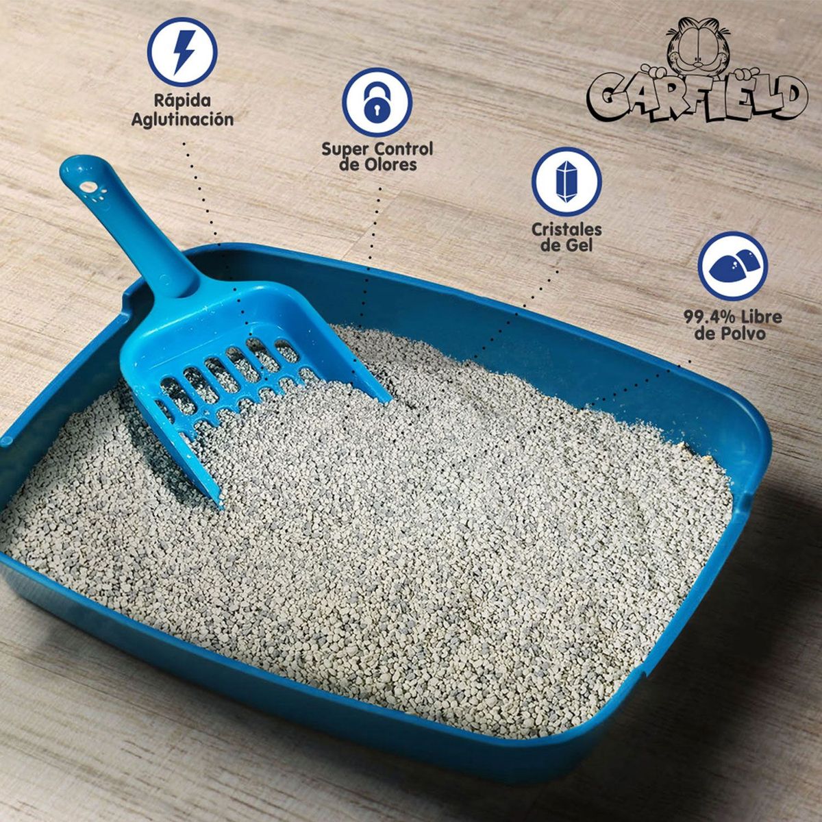 GARFIELD - Arena Premium Para Para Gatos 5kg - Garfield