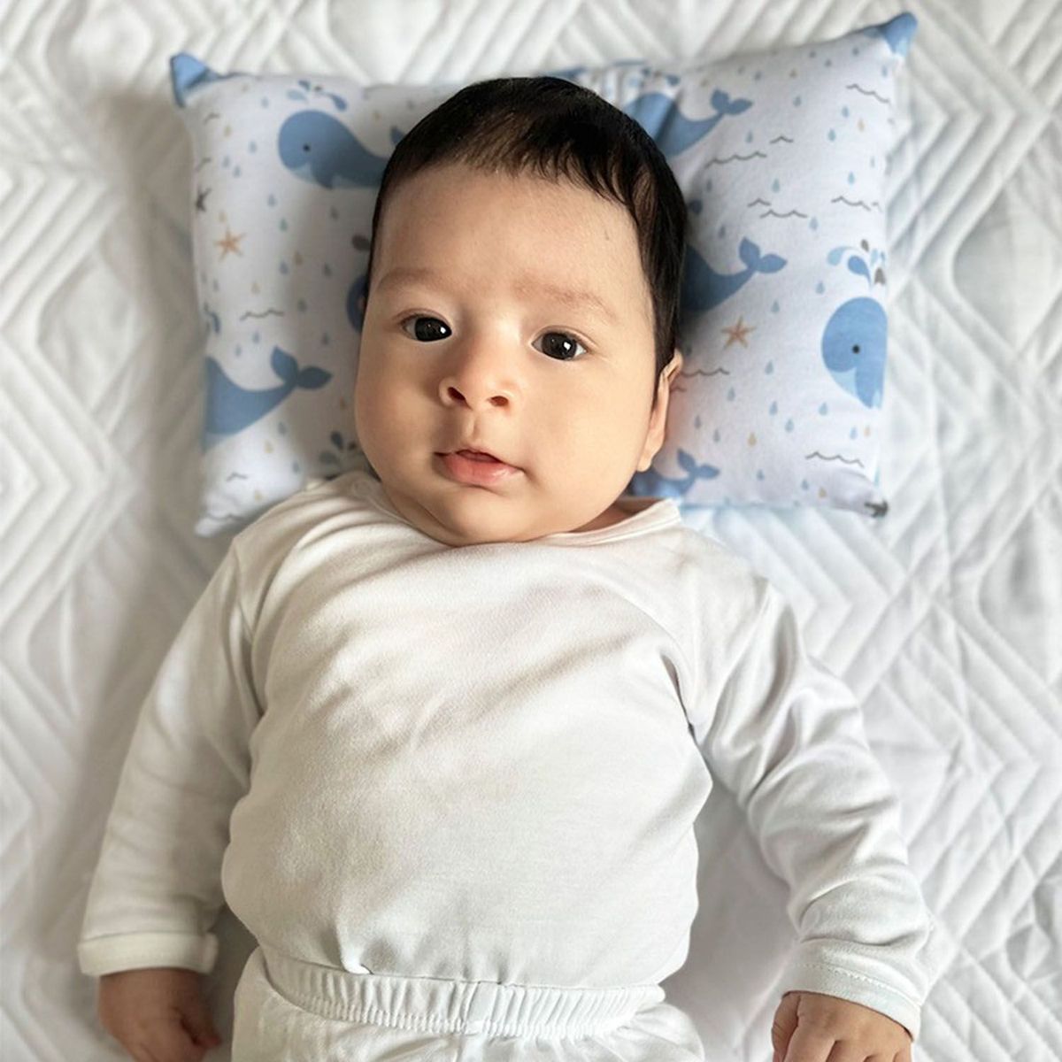 MATERNELLE - Almohada Bebe Anticabeza Plana