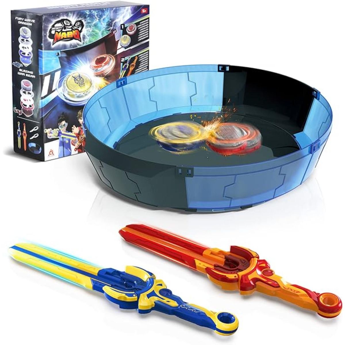 INFINITY NADO - Juguete Lanzador Set Batalla Serie 6 Infinity Nado