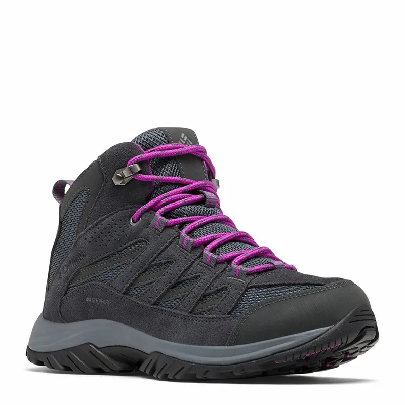 COLUMBIA - Zapatillas Deportivas Outdoor Mujer Columbia Crestwood Mid Waterproof Negro