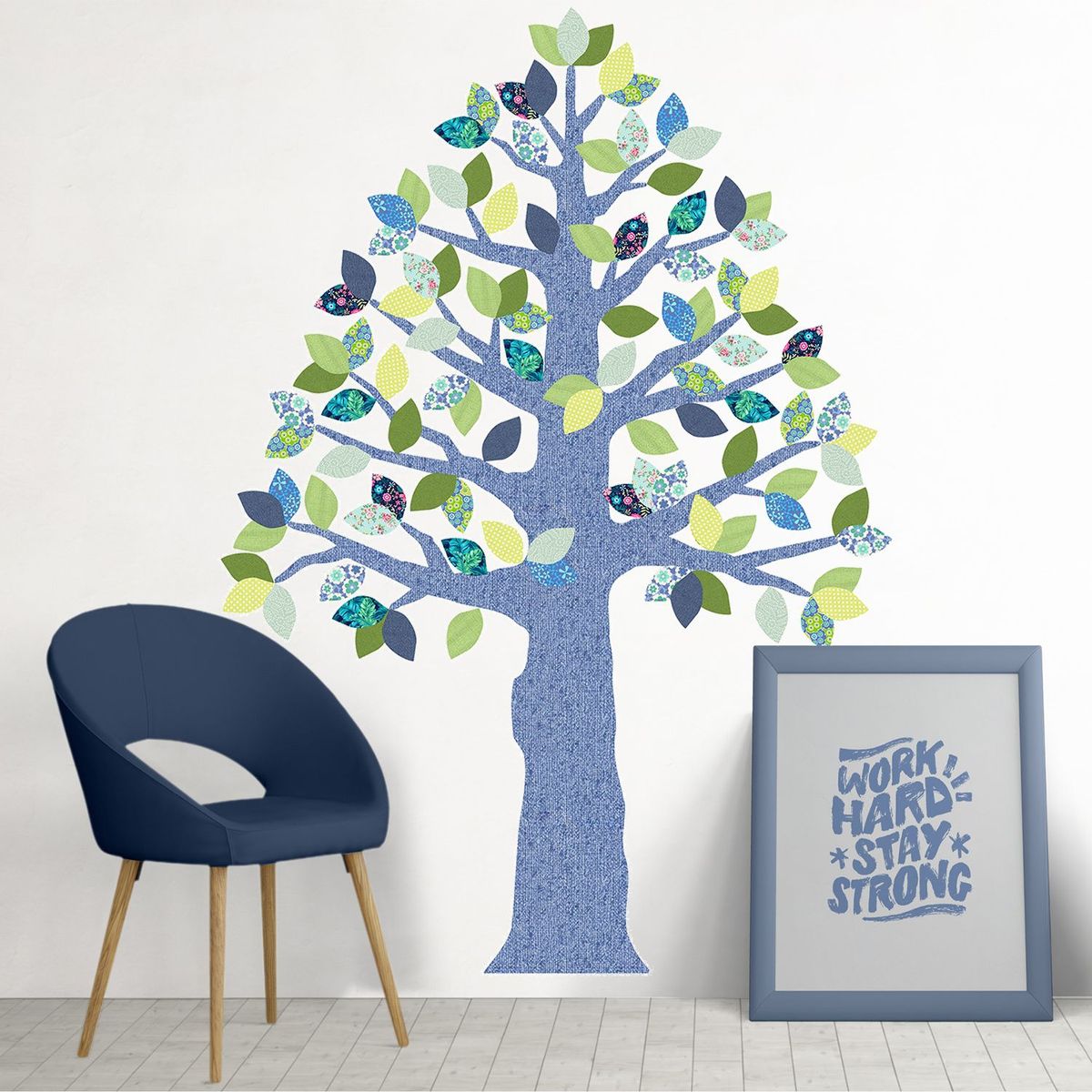STICKART - Vinilo Árbol Cedro Azul