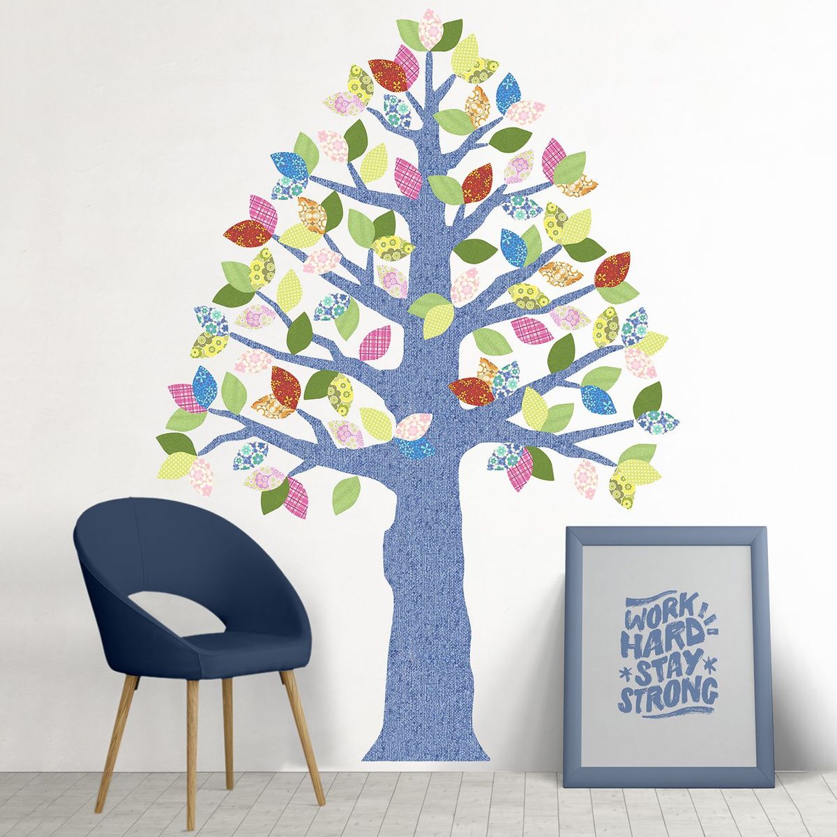 STICKART - Vinilo Árbol Cedro Azul
